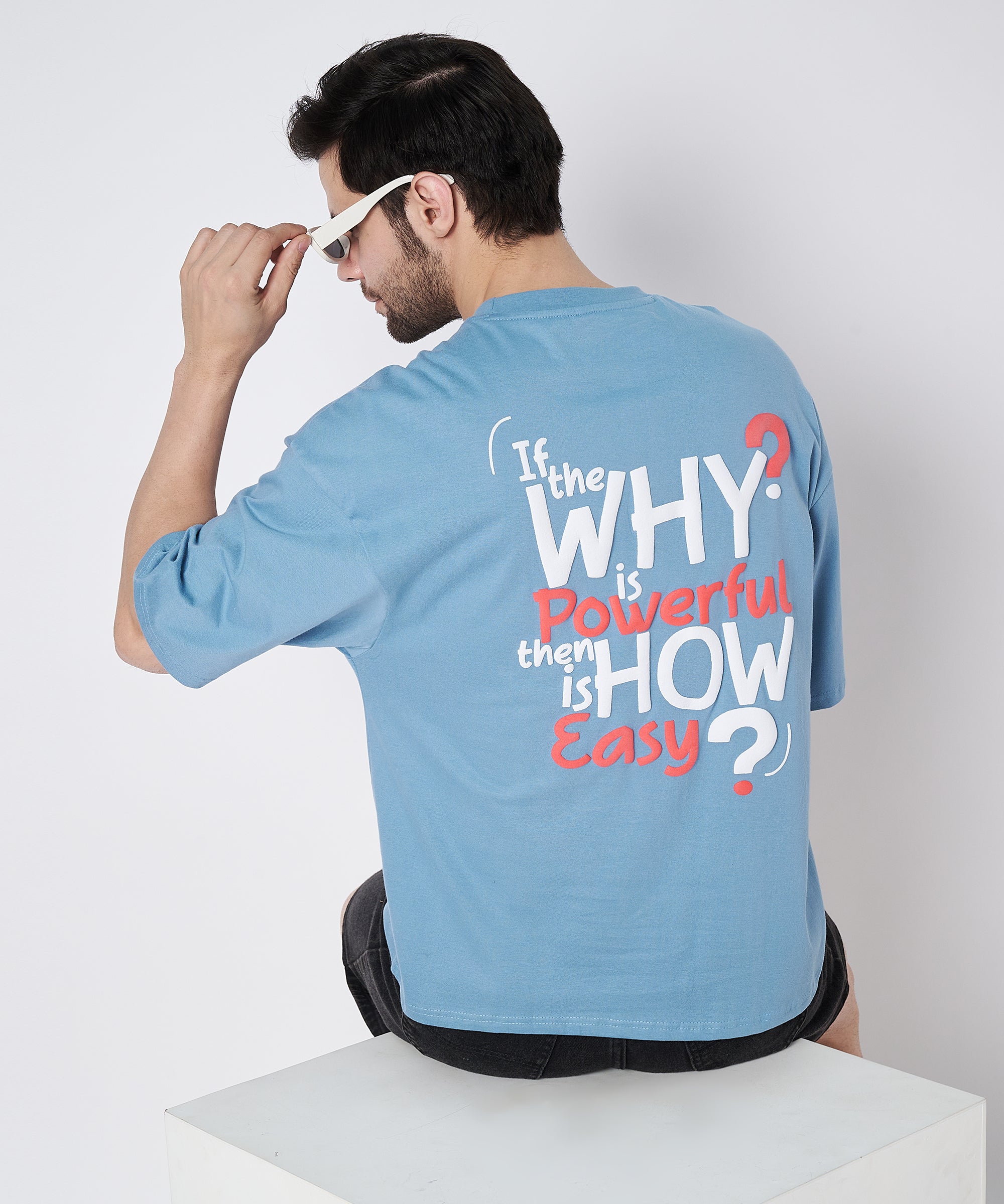 Over sized puff print t-shirt